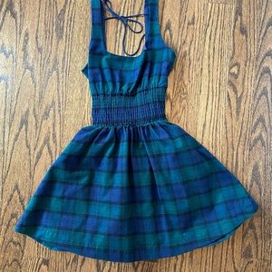 Hill House Cher Dress in Stewart Plaid S